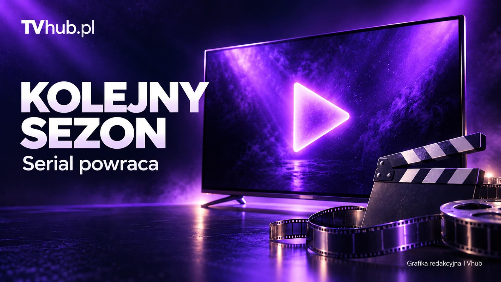 Grafika redakcyjna TVhub o zamówieniu kolejnego sezonu serialu
