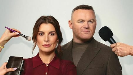 Coleen i Wayne Rooney na zdjęciu promującym serial Wayne i Coleen Rooney: rodzinnie bez filtra