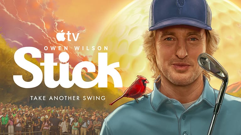 Owen Wilson na grafice promującej drugi sezon Stick