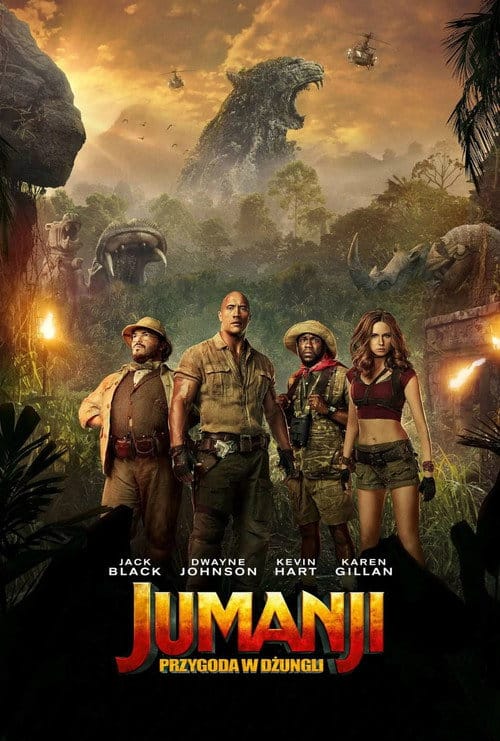 Plakat filmu: Jumanji: Przygoda w dżungli